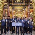 潘献有、吳國寶號召義行！高雄東照山關帝廟捐160萬助花蓮災區 許智傑見證愛心匯聚