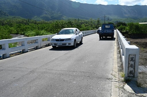 台東197縣道最後一處瓶頸改善 萬安橋開工帶動縱谷觀光發展