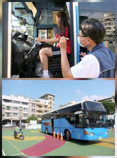 南服中心X監理所 校園交通安全體驗大型車死角與酒駕危險