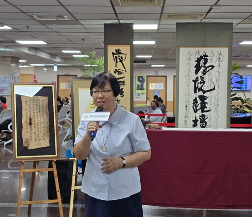 書法家揮毫行善 廖火煌大師以藝傳愛 義賣70萬助建「爺奶村」