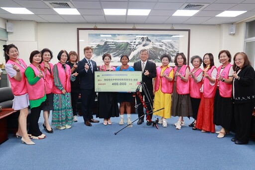 國際蘭馨交流協會助學 旭光高中田萱獲40萬獎學金