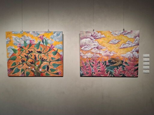 「靈光心影」當代膠彩行跡幻景聯展 新思惟人文空間開展