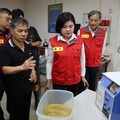 鳳凰颱風來襲 張麗善關心稻米及蔬菜採收情形