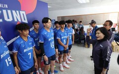 企業排球聯賽雲林開打 張麗善歡迎雲林美津濃男子排球隊回主場