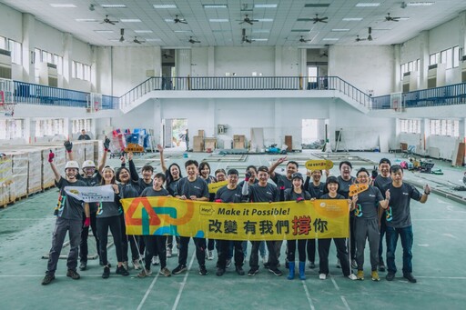 遠雄志工協力修復光復國中助力恢復正常、安心的校園生活