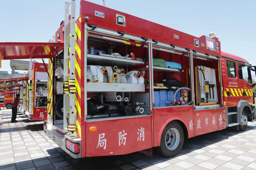 南市新購10輛消防車 黃偉哲打造安全大台南