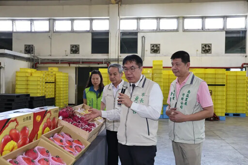 鮮果外銷 黃偉哲：繼芒果後火龍果再下一城