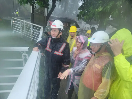 凱米颱風高雄累積雨量已破千 陳其邁急勘災