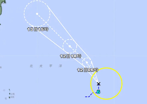 輕颱「山神」傍晚生成！日氣象廳揭最新路徑