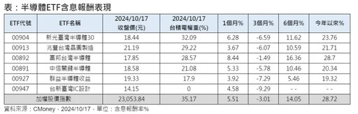 台積電法說報喜 半導體ETF吃定心丸