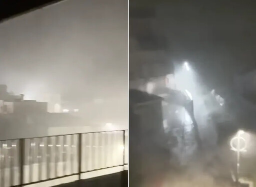 綠島狂風暴雨畫面曝！他驚喊：像世界末日