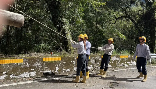 搶修梨山電力 台電女力前進山區助援