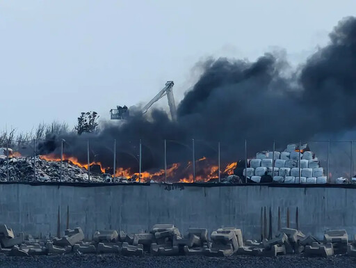 澎湖垃圾場大火 離島廢棄物清運工作恐癱瘓