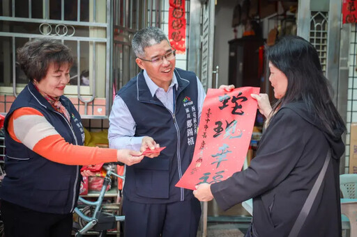 中市里鄰長總動員送幸福 春聯發送百萬家戶