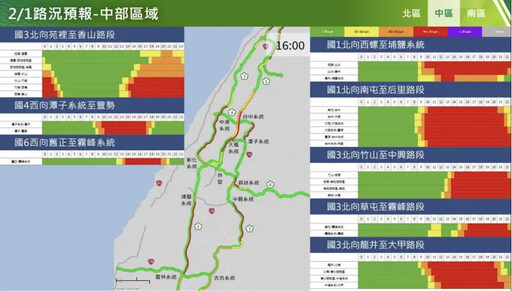 初四湧返北車潮！上午4處重點壅塞路段曝光