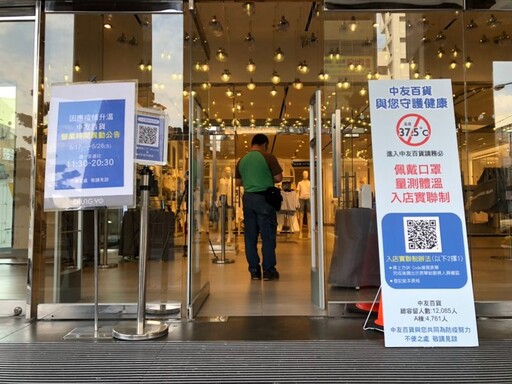憂氣爆重演!中友百貨突「一片黑」嚇壞顧客