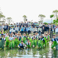 信義房屋志工為「湧泉嘉年華」營造友善環境