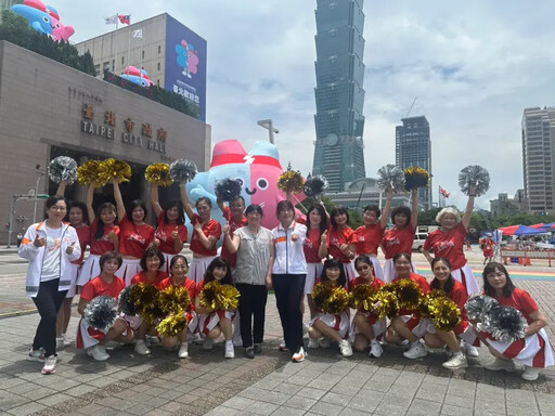 嘉義市全台首創勇壯啦啦隊躍上世壯運舞台!