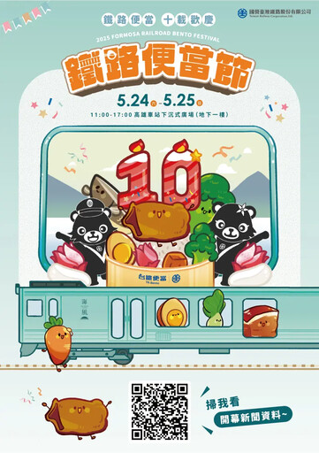 首次移師!台鐵「鐵路便當節」高雄車站登場