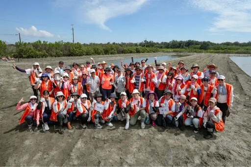 台灣大啟動藍碳紅樹林復育 魚塭轉研究基地