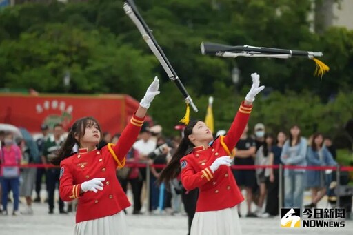 圖輯/國防部「愛國儀級棒」中學儀隊決賽