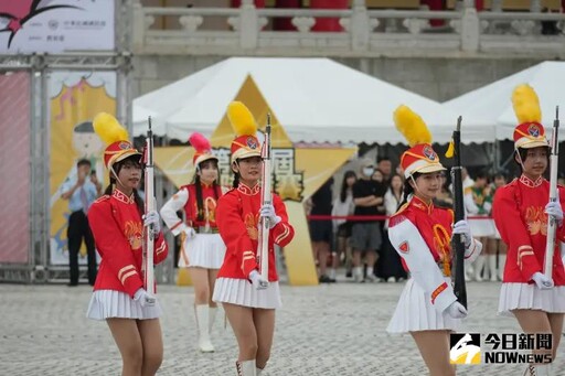 圖輯/國防部「愛國儀級棒」中學儀隊決賽