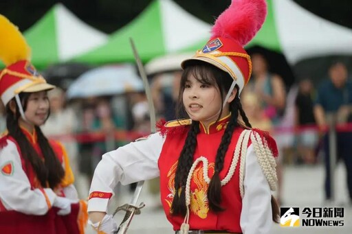 圖輯/國防部「愛國儀級棒」中學儀隊決賽