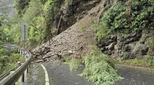 豪雨坍方!台8線大禹嶺路段 18時預警封閉