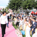 諧音愛你愛我我愛你！台中455對結連理