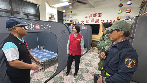 屏東山區連日豪雨 周春米慰問收容原民