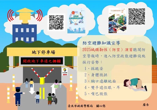 北市城鎮韌性演習17日登場 人車需配合引導