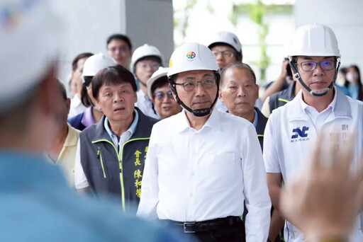 新北市長視察泰山首座社宅工程 114年底招租