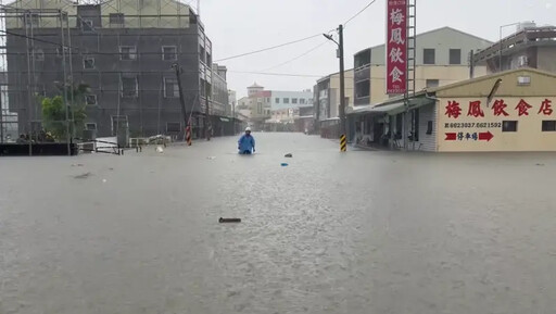 中南部大豪雨 台鐵「後壁至新營」單線行駛
