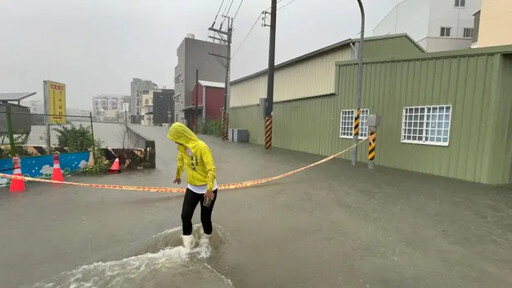 強降雨狂炸台南市！淹水災情慘