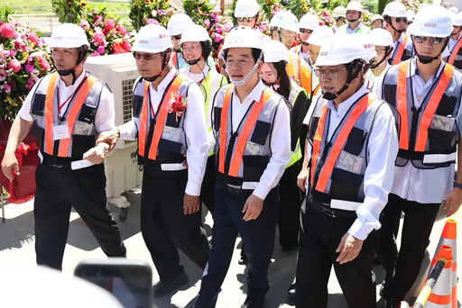淡江大橋合龍!賴清德喊力挺新北重大建設