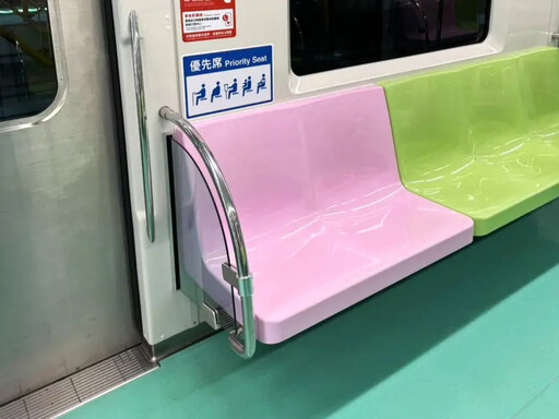 友善乘車再升級 中捷運優先席新面貌