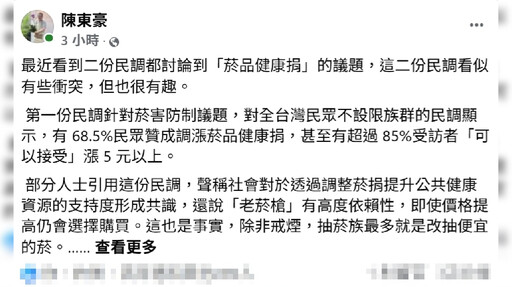 民調揭真相！8成吸菸族怒批政府稅制失能