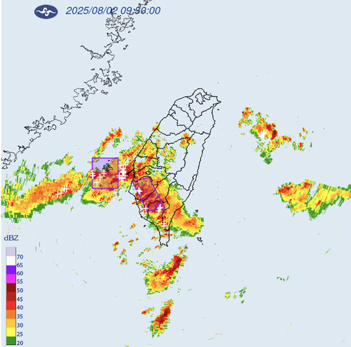 雨彈轟台南 市區多處積淹水