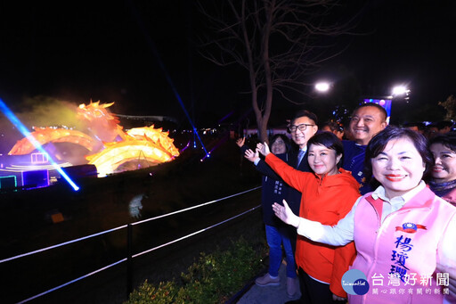 媲美「國家級燈會」！ 中台灣元宵燈會76米巨龍主燈秀震撼登場