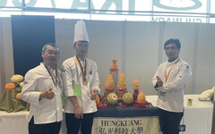 世界頂級賽事「IKA奧林匹克廚藝競賽」 弘光學生奪最高榮譽滿分特金