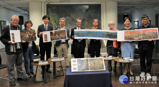 「歐亞首戰˙在大員」 楊炳輝巨幅油畫一窺17世紀台灣歷史