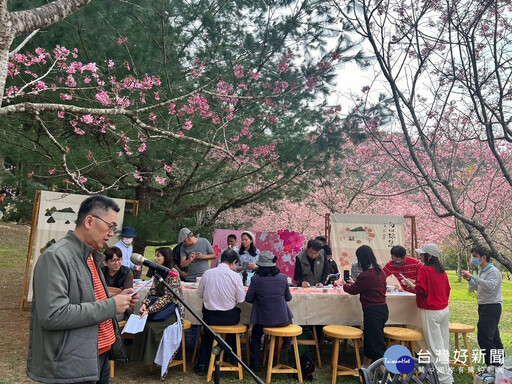 九族櫻花祭 櫻花咖啡茶與文學的對話
