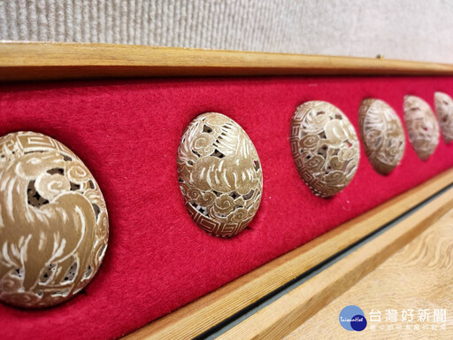 廖啟鎮「如履薄冰」奇幻的蛋雕藝術 兩百件作品件件精彩