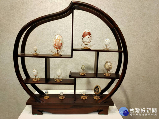 廖啟鎮「如履薄冰」奇幻的蛋雕藝術 兩百件作品件件精彩