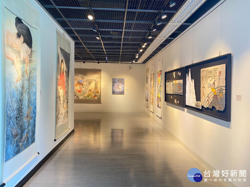 長榮大學書畫藝術系第11屆畢業巡迴展 展出水墨、書法等作品50件