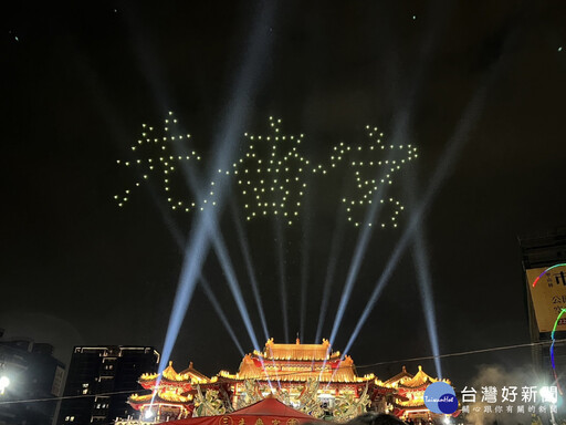 先嗇宮神農文化祭開鑼 300架無人機及高空煙火秀