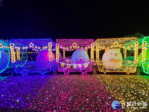 小鎮光影藝術節開燈亮起來 日本知名「角落小夥伴」現身鹿港