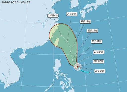 颱風「凱米」生成 最快下週二發海警