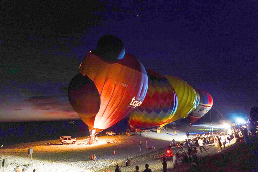 熱氣球X三仙台跨海步橋 譜出唯美曙光光雕之旅 二千遊客直呼幸福
