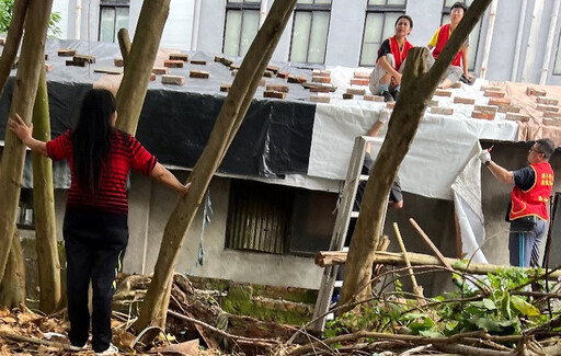 凱米颱風來勢洶洶 華山啟動緊急助老行動